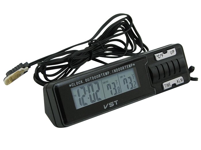 Годинник з термометром VST-7065 від компанії Prilavok - фото 1
