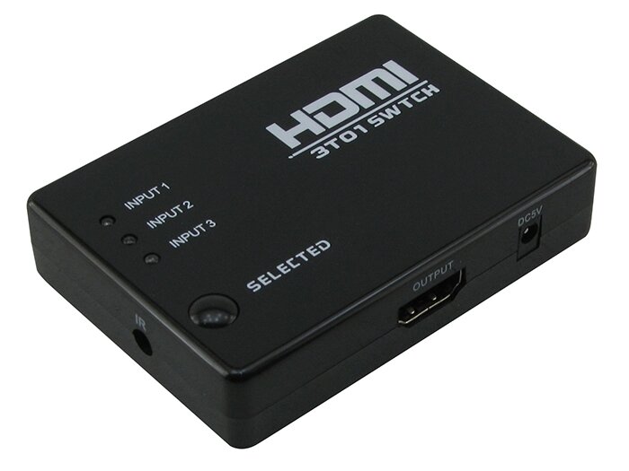 HDMI Switch с ДУ на три входа від компанії Prilavok - фото 1