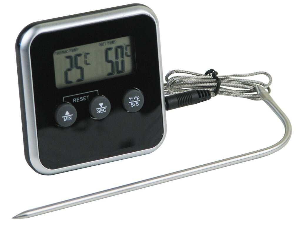 Кухонний термометр TP600 (чорний) від компанії Prilavok - фото 1