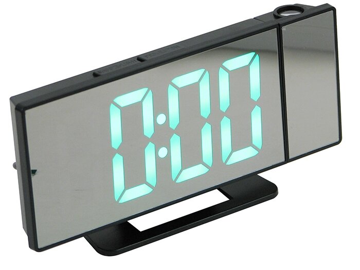 Настільний годинник з проектором VST-896-4, зелені цифри від компанії Prilavok - фото 1