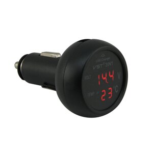 Вольтметр термометр зарядка USB VST-706