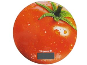 Кухонные весы Vilgrand VKS-519 Tomato в Запорожской области от компании Prilavok
