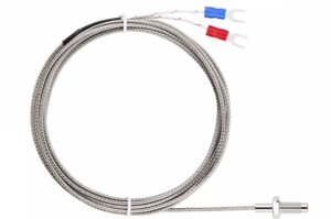 Датчик температури, термопара тип K (0-400°C) М6 2м