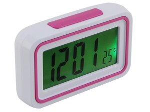 Голосовий настільний годинник KK-9905TR рожевий