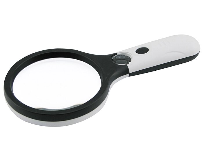 Ручна лупа з підсвічуванням Magnifier 70108B від компанії Prilavok - фото 1