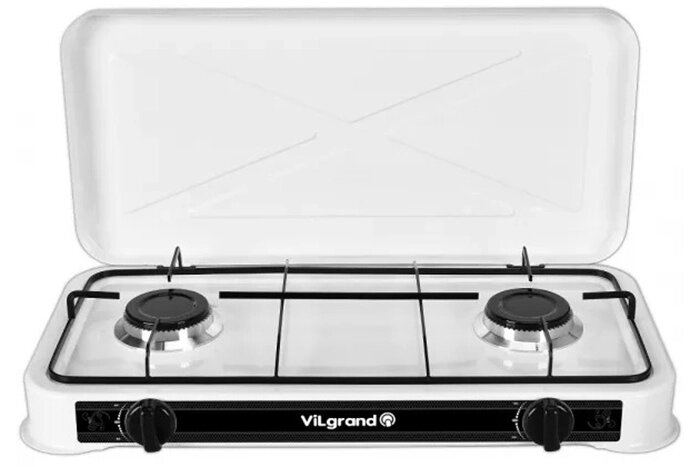 Таганок газовий Vilgrand VGP-2021 білий від компанії Prilavok - фото 1