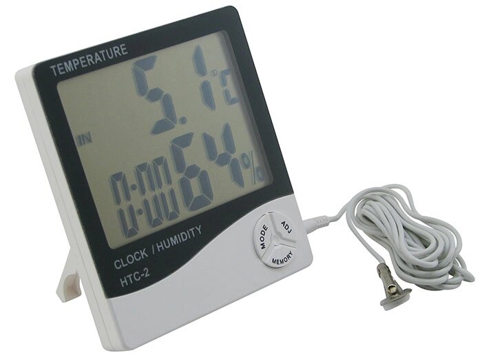 Термометр с измерителем влажности HTC-2 V2 ##от компании## Prilavok - ##фото## 1