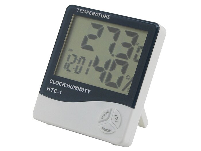 Термометр з вимірником вологості HTC-1 від компанії Prilavok - фото 1