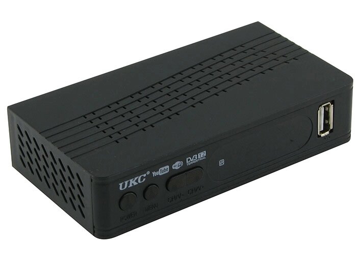 ТВ ресивер тюнер DVB-T2 UKC 0967 с поддержкой wi-fi адаптера ##от компании## Prilavok - ##фото## 1
