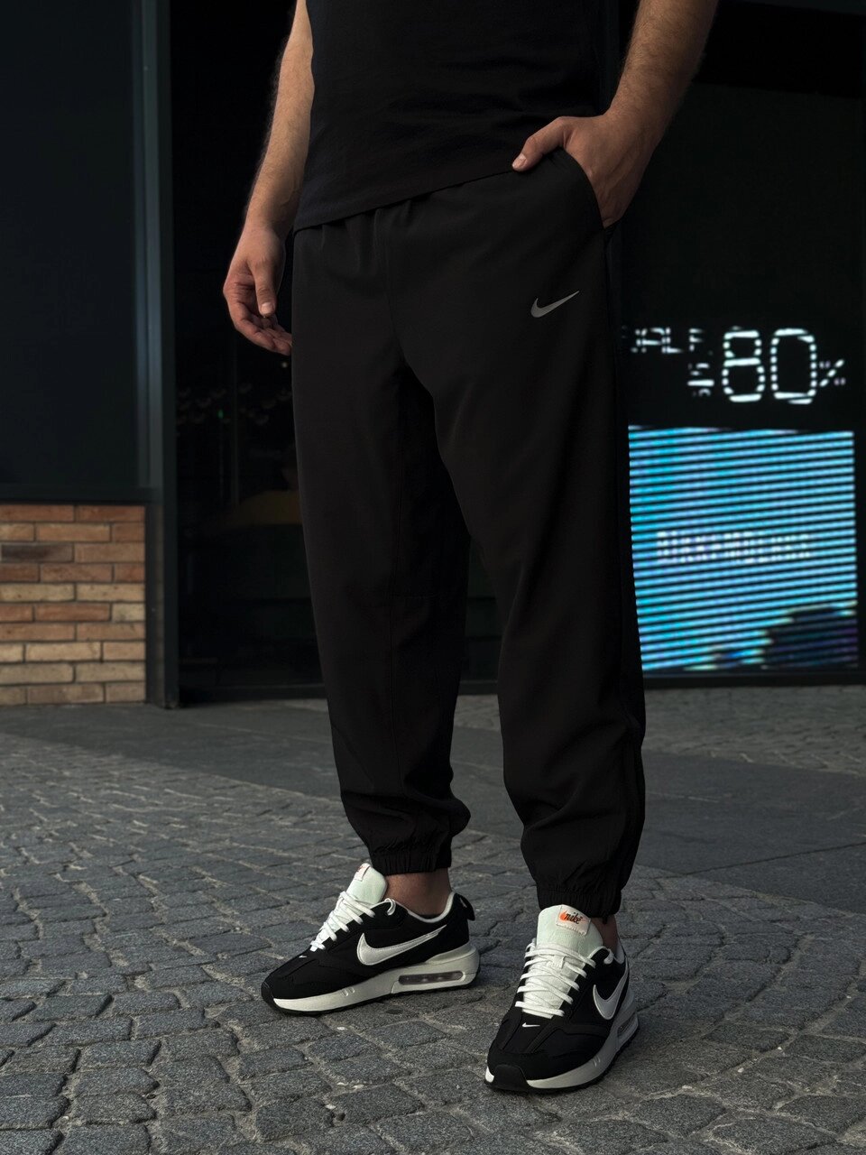 Чоловічі спортивні штани Nike Dri-Fit Form Black / FB7497-010 від компанії Інтернет магазин "Airpac" - фото 1