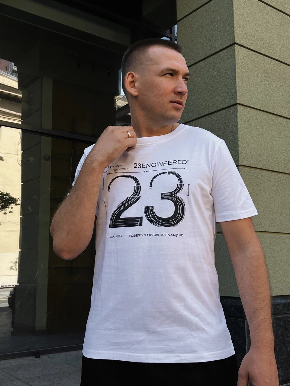 Футболка чоловіча Jordan 23 Engineered T-Shirt / DH8914-100 (Розміри:M,L, XL, XXL) від компанії Інтернет магазин "Airpac" - фото 1