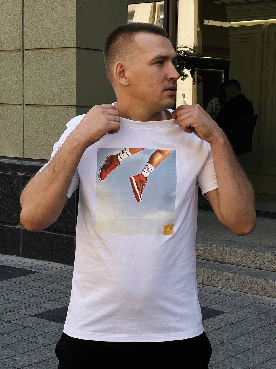 Футболка чоловіча Jordan Brand Jumpman Photo Tee / DA9895-100 (Розміри:M,L, XL, XXL) від компанії Інтернет магазин "Airpac" - фото 1