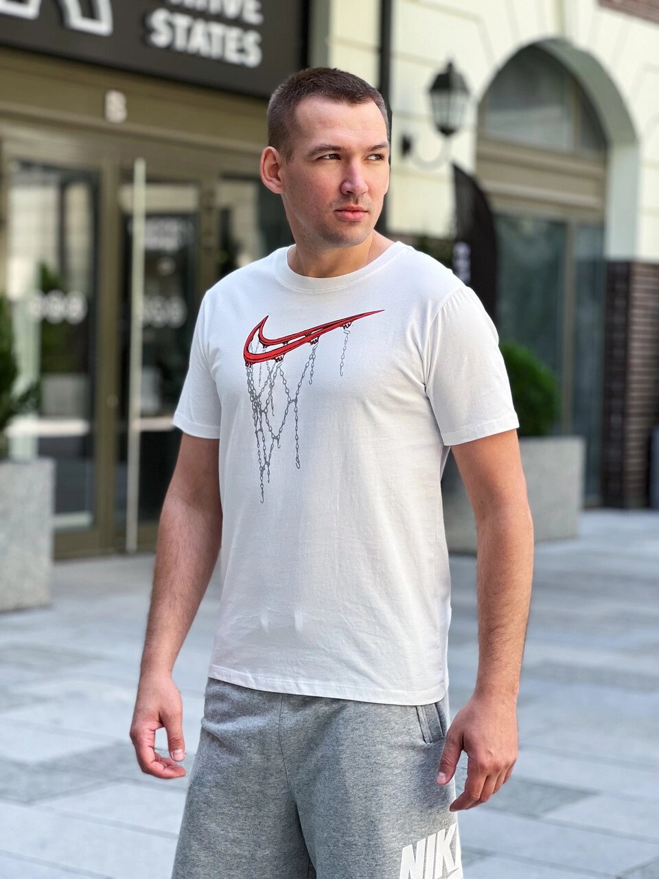 Футболка чоловіча Nike Dri-FIT Swoosh / DD9344-100 (Розміри:S,M,L, XL,2XL) від компанії Інтернет магазин "Airpac" - фото 1