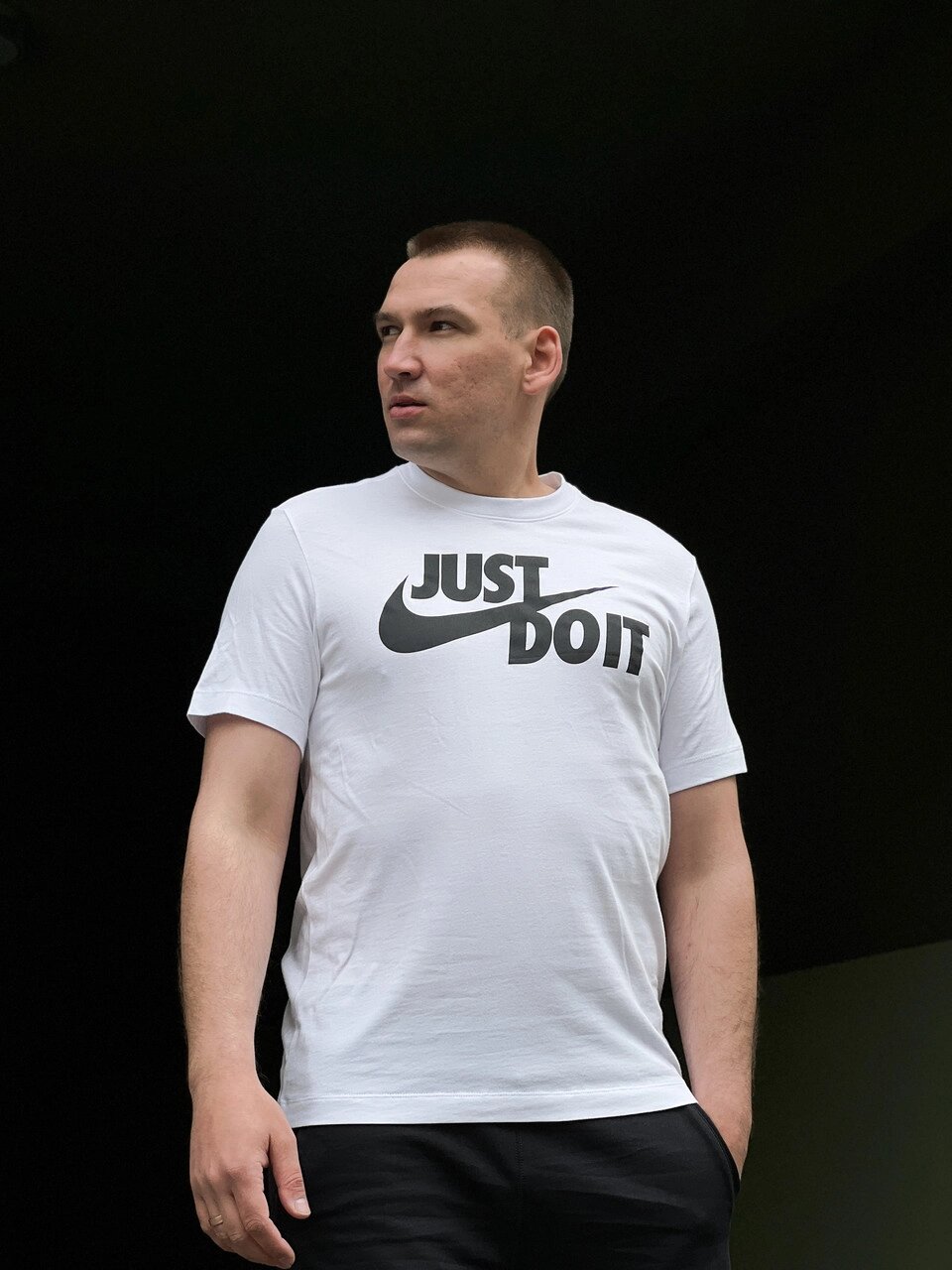 Футболка чоловіча Nike Just Do It / DX1989-100 (Розміри:S,M,L, XL) від компанії Інтернет магазин "Airpac" - фото 1