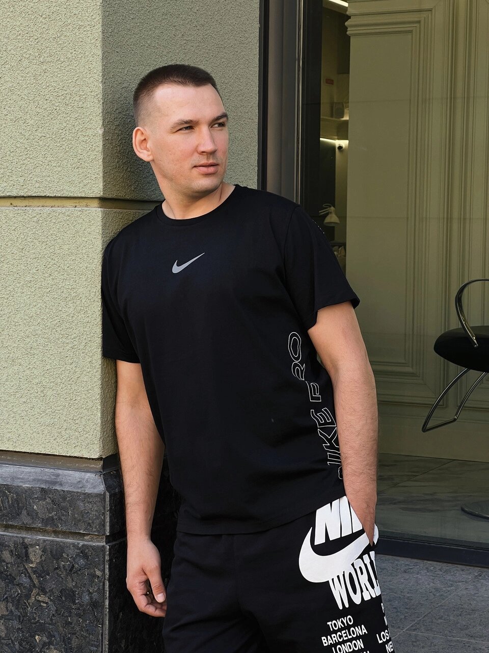 Футболка чоловіча Nike Pro Dri-Fit Burnout / DD1829-010 (Розміри:M,L, XL, XXL) від компанії Інтернет магазин "Airpac" - фото 1