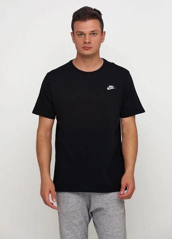 Футболка чоловіча Nike Sportswear Tee Club Embroidered FTRA / 827021-011 (Розміри:M,L, XL, XXL) від компанії Інтернет магазин "Airpac" - фото 1