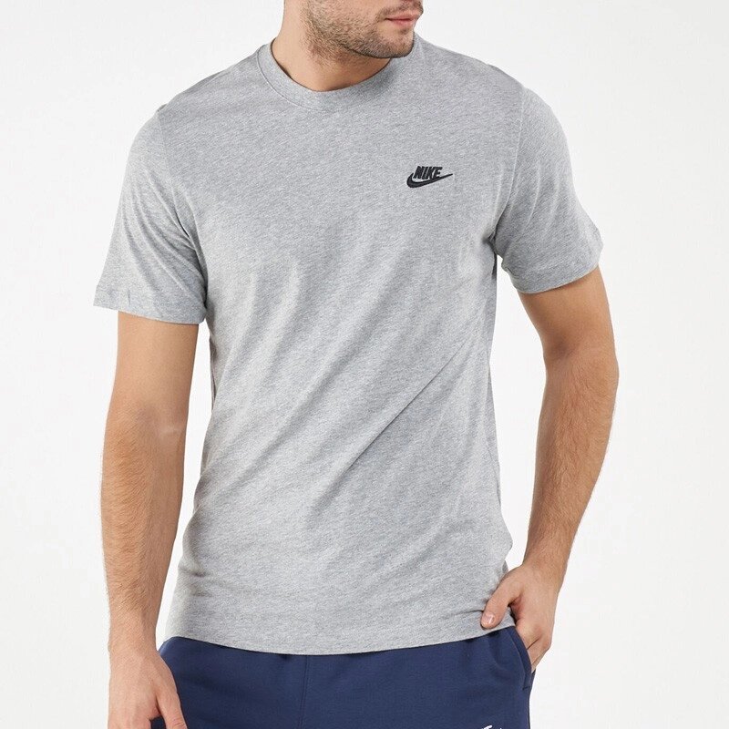 Футболка чоловіча Nike Sportswear Tee Club Embroidered FTRA / 827021-068 (Розмір: XXL) від компанії Інтернет магазин "Airpac" - фото 1