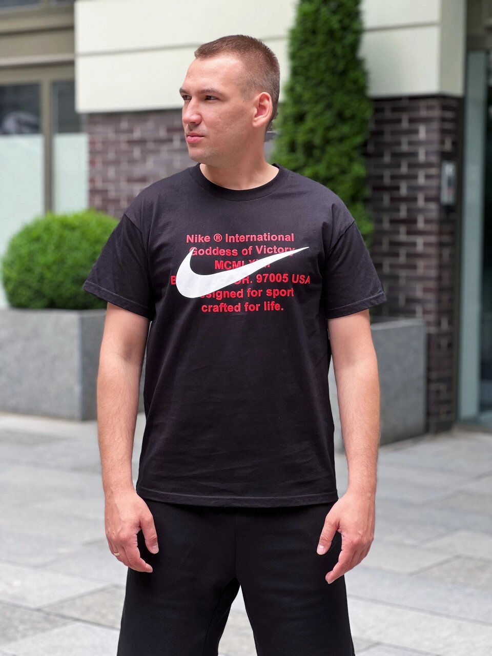 Футболка чоловічий Nike M NSW Swosh Tee SS / DB4827-010 (Розмер:2XL) від компанії Інтернет магазин "Airpac" - фото 1