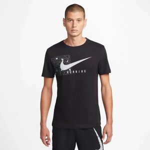 Футболка мужская Nike Dri-Fit Run Division Ss Top Black / DV9386-010 XL