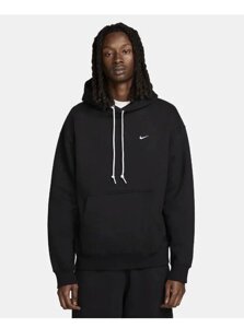 Худи мужское Nike Solo Swoosh Fleece Pullover Hoodie Black / DX1355-010 XXL