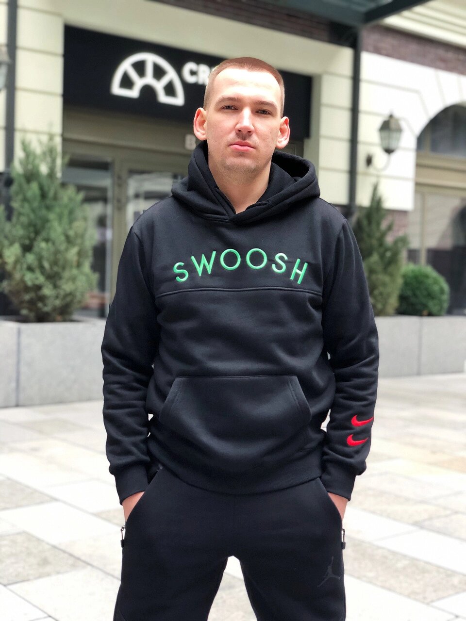 Худі Nike M NSW Swoosh Hoodie FZ SB / CLO-195 (Розміри:L) від компанії Інтернет магазин "Airpac" - фото 1