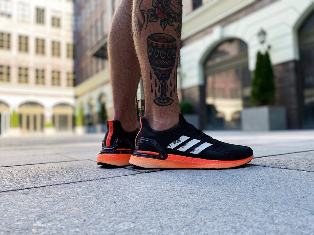 Кросівки чоловічі Adidas UltraBoost PB Black Orange / EG0427 (Розміри:44,5) від компанії Інтернет магазин "Airpac" - фото 1