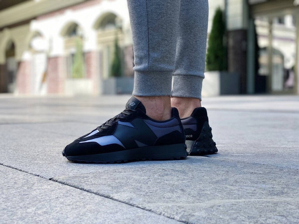 Кросівки чоловічі New Balance 327 Black/Grey / MS327SB (Розміри:42,44) від компанії Інтернет магазин "Airpac" - фото 1