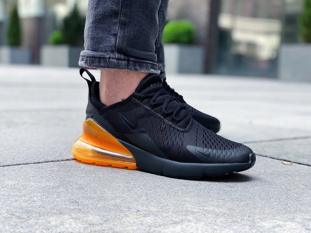 Кросівки чоловічі Nike Air Max 270 "Black/Total Orange" / AH8050-008 (Розміри:41,42,44,45) від компанії Інтернет магазин "Airpac" - фото 1