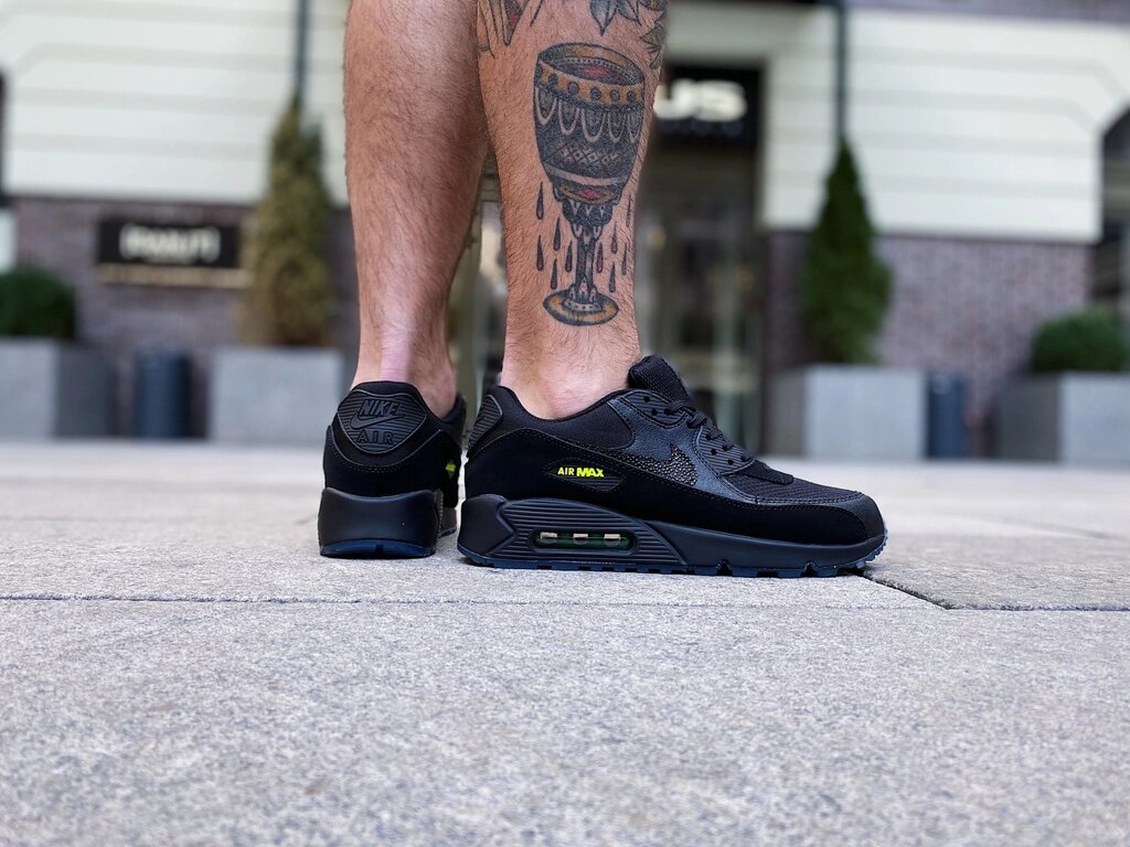 Кросівки чоловічі Nike Air Max 90 Black Volt / AQ6101-001 (Розмір:42) від компанії Інтернет магазин "Airpac" - фото 1