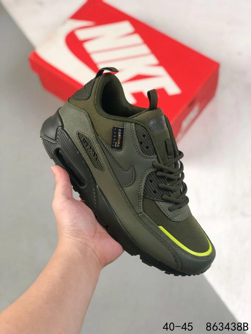 Кросівки чоловічі Nike Air Max 90 Surplus "Cargo Khaki" / CQ7743-300 (Розміри:41,42,43,44,45) від компанії Інтернет магазин "Airpac" - фото 1