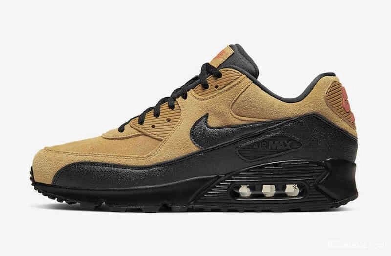 Кросівки чоловічі Nike Air Max 90 Wheat Black / AJ1285-700 (Розміри:41,42,43) від компанії Інтернет магазин "Airpac" - фото 1