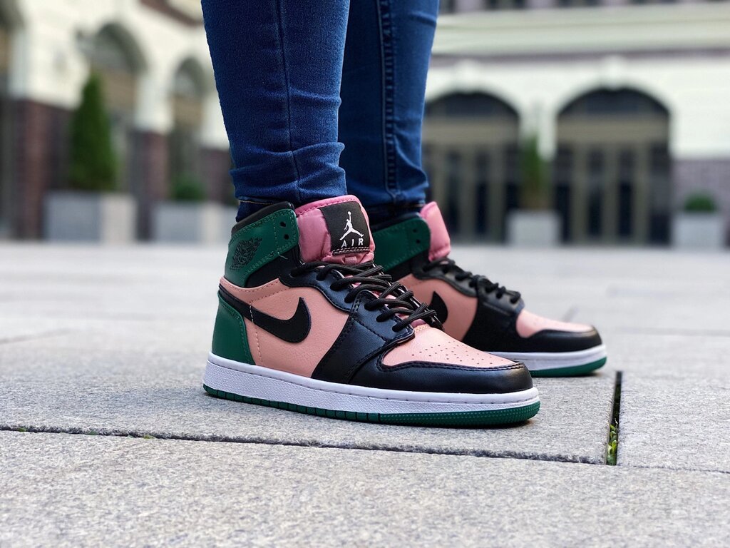 Кросівки жіночі Air Jordan 1 High Premium "Mystic Green" / AH7389-203 (Розмір:36,37) від компанії Інтернет магазин "Airpac" - фото 1