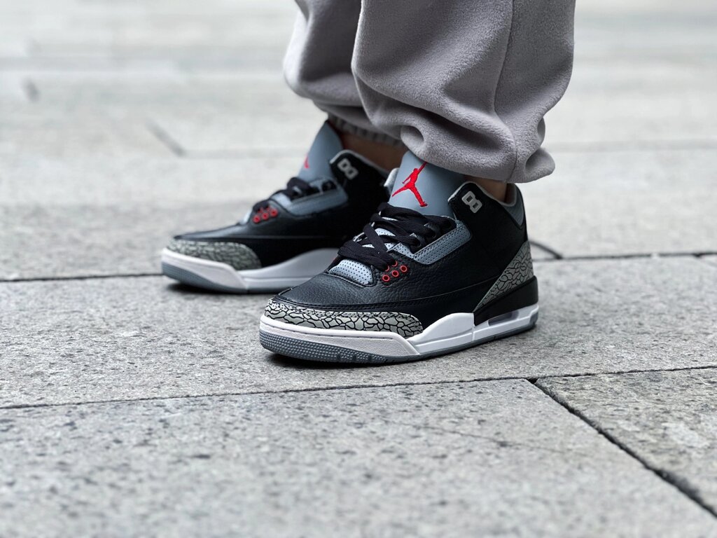 Кросівки жіночі Air Jordan 3 Retro "Black Cement" / 854262-001 (Розміри:36,38) від компанії Інтернет магазин "Airpac" - фото 1