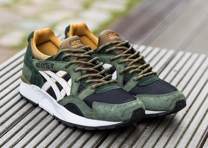 Кросівки жіночі Asics Gel Lyte V Schwarzweissolive / ASC-694 від компанії Інтернет магазин "Airpac" - фото 1