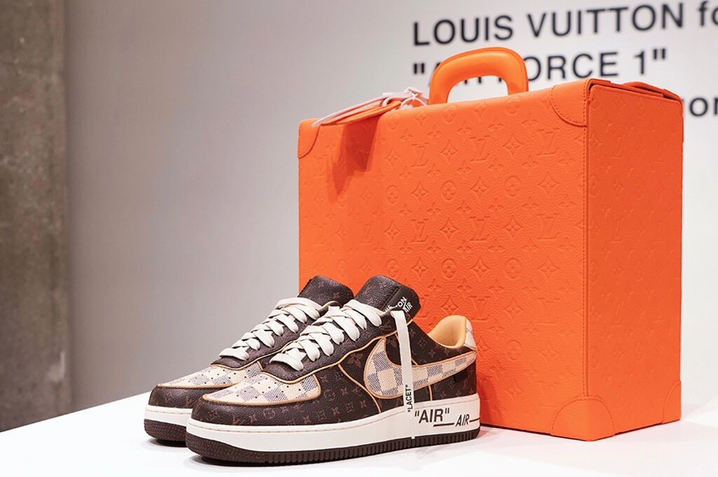 Кросівки жіночі Louis Vuitton x Nike Air Force 1 by Virgil Abloh / NKR-2089 (Розмір:39) від компанії Інтернет магазин "Airpac" - фото 1