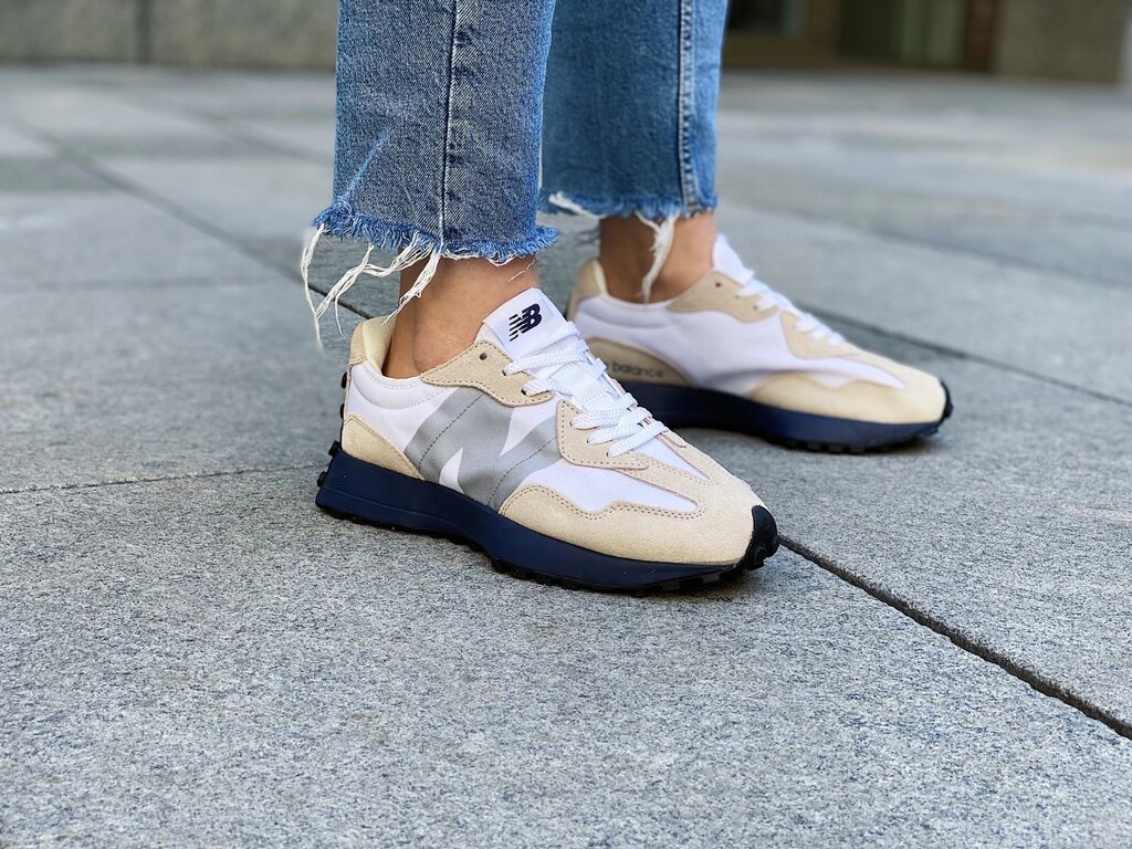 Кросівки жіночі New Balance 327 "White Navy" / MS327CPC (Розміри:37,38,39) від компанії Інтернет магазин "Airpac" - фото 1