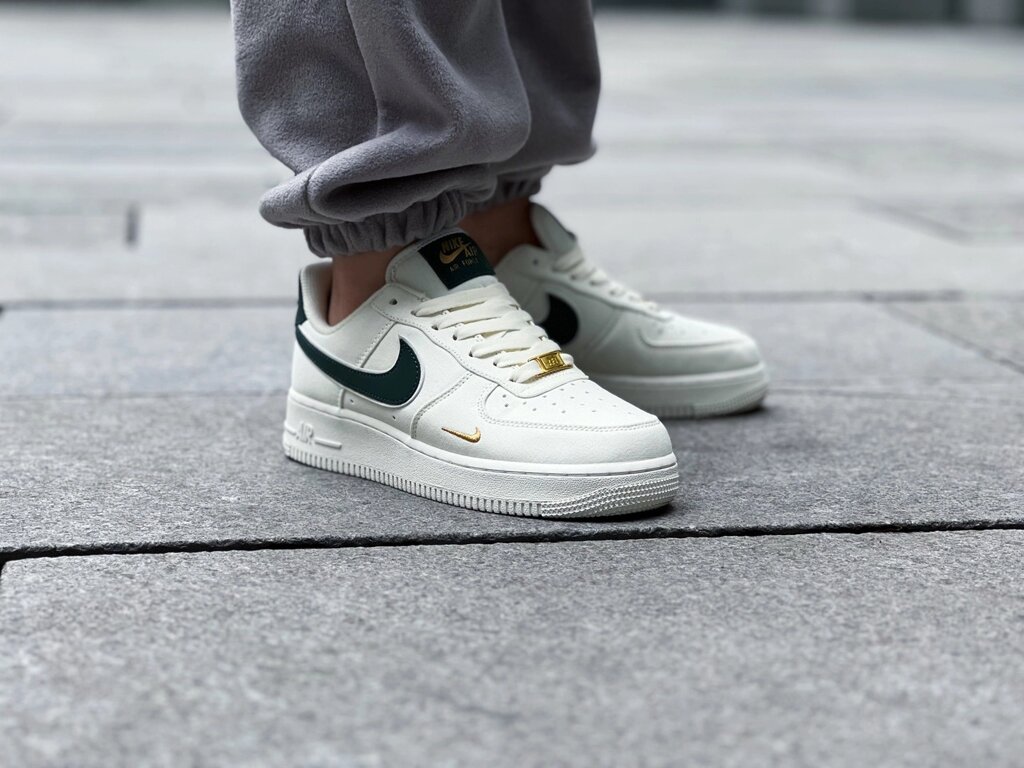 Кросівки жіночі Nike Air Force 1 07 Low "White Green Gold" / MN5696-309 (Розмір:40,5) від компанії Інтернет магазин "Airpac" - фото 1