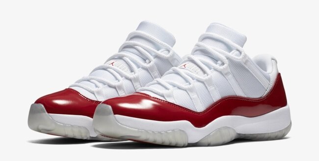 Кросівки жіночі Nike Air Jordan 11 Low Varsity Red / AJW-346 від компанії Інтернет магазин "Airpac" - фото 1