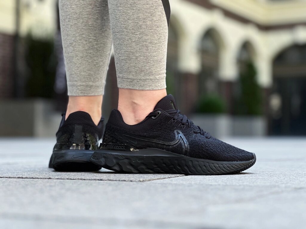 Кросівки жіночі Nike React Infinity Run Flyknit 3 Black / DD3024-005 (Розмір:36,5,37,38,5,40,5,41) від компанії Інтернет магазин "Airpac" - фото 1