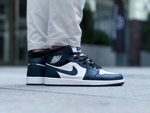 Кросівки чоловічі Air Jordan 1 Mid "Armory Navy"554724-411 45 EUR (29 см)