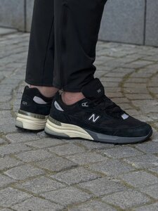 Кроссовки мужские New Balance 992 Black/Grey (Made in USA) / M992BL 45 EUR (29 см)