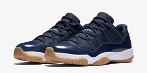 Кросівки чоловічі Nike Air Jordan 11 Low Navy Gum / AJM-525