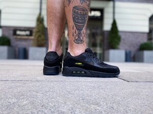 Кросівки чоловічі Nike Air Max 90 Black Volt / AQ6101-001 (Розмір:42,43,44,45) 45 EUR (29 см)