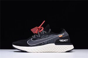 Кросівки чоловічі Off White x Nike Epic React Flyknit / ERF-017