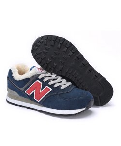 Кросівки чоловічі зимові New Balance 574 / WNTR-231