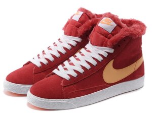 Кросівки жіночі зимові Nike Blazer / WNTR-138