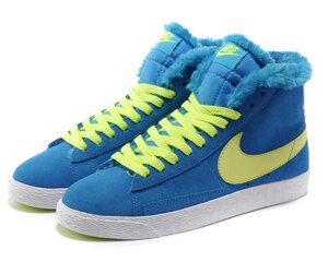 Кросівки жіночі зимові Nike Blazer / WNTR-139