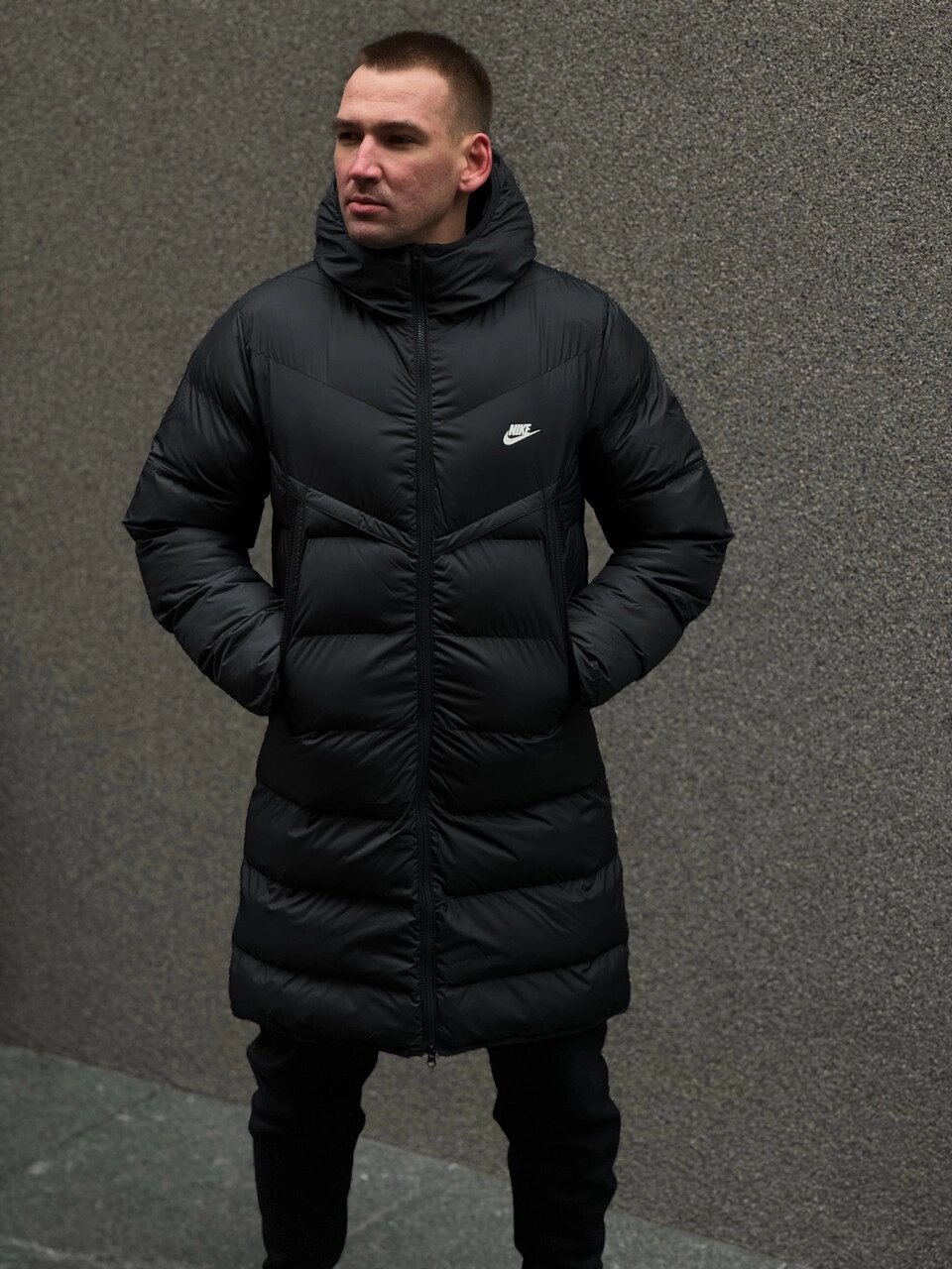 Куртка чоловіча Nike M Nk Sf Wr Pl-Fld Hd Parka / DR9609-010 від компанії Інтернет магазин "Airpac" - фото 1