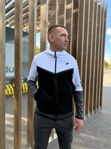 Толстовка чоловіча Nike NSW Tech Fleece Hoodie FZ / CU4489-101 (Розміри: XL,2XL)