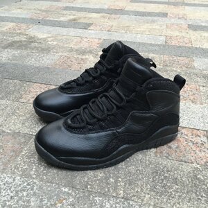 Кросівки чоловічі Nike Air Jordan 10 OVO "Black" / AJM-501